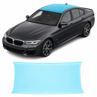 Антигравийная защитная бронепленка по лекалам для BMW 5 Series G30 facelift 2020-2023 - зона крыши