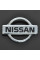 Емблема для Nissan 50 x 69 мм пластикова 2 пуклі (OEM: 90890BR12A, 848904CL0A)