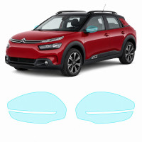 Антигравійна захисна бронеплівка за лекалами для Citroen C4 Cactus I facelift 2018-2020 - дзеркала