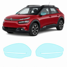 Антигравийная защитная бронепленка по лекалам для Citroen C4 Cactus I facelift 2018-2020 - зеркала