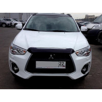 Дефлектор капоту мухобійка для MITSUBISHI ASX 2013-, короткий