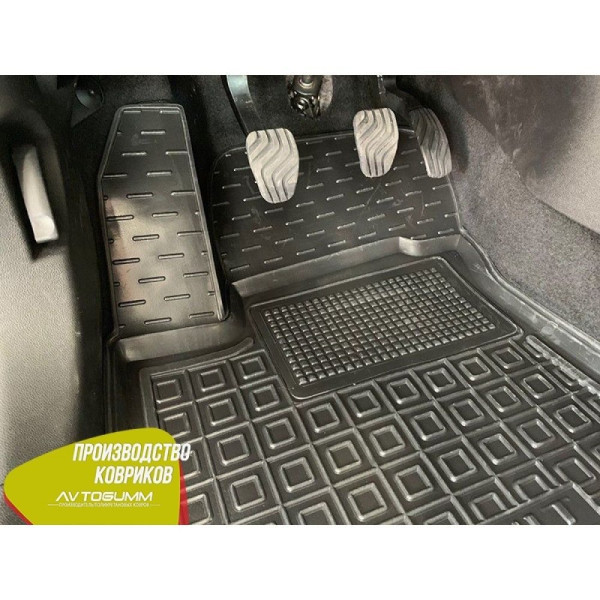Водійський коврик в салон Renault Megane 4 2016 - Sd/Hb (Avto-Gumm)