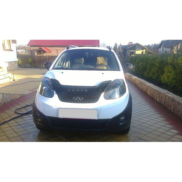 Дефлектор капота мухобойка Chery IndiS S18D/(Chery Beat) 2011-