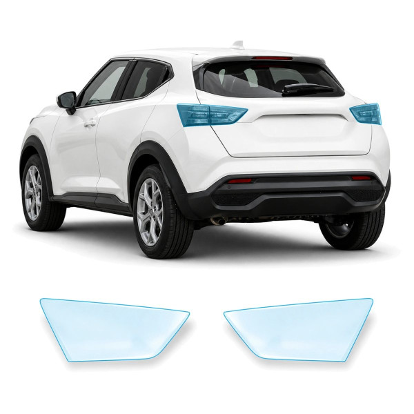 Антигравийная защитная бронепленка по лекалам для Nissan Juke F16 2019-2024 - задние фонари стопы