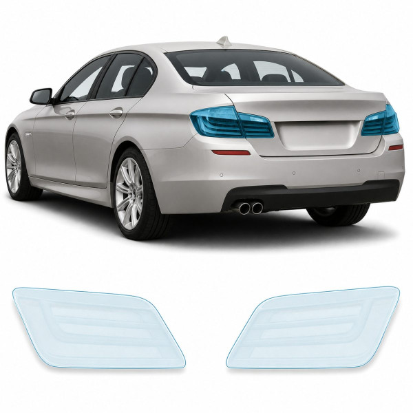 Антигравийная защитная бронепленка по лекалам для BMW 5 Series F10 2010-2013 - задние фонари стопы