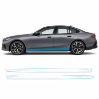 Антигравійна захисна бронеплівка за лекалами для BMW 5 Series G60 2023- нижня зона кузова та пороги