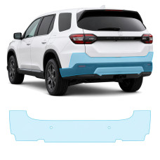 Антигравийная защитная бронепленка по лекалам для Honda Pilot IV 2023- задний бампер