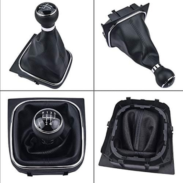 Ручка КПП з пильником у зборі Модельна для Volkswagen Golf V / VI Jetta Bora 2003-2014 (6 Швидкостей) 1K0711113CG FXVW-08/6S