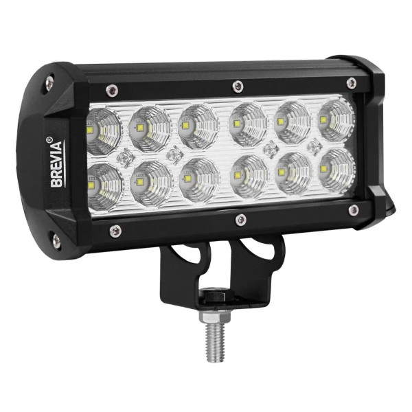 Світлодіодна додаткова LED фара Brevia Flood Алюмінієвий корпус (10712FX1)