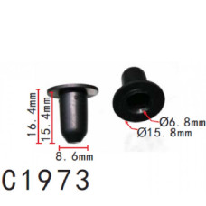 Клипса крепления молдинга Audi Seat Skoda VW (3C0853586) C1973