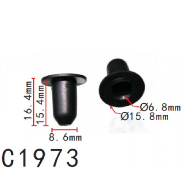 Клипса крепления молдинга Audi Seat Skoda VW (3C0853586) C1973