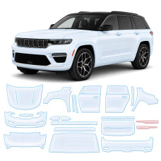 Антигравийная защитная бронепленка по лекалам для Jeep Grand Cherokee WL 2022- полный кузов
