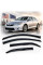 Дефлектори вікон вітровики Benke для Toyota Camry 50 / 55 Europa USA (Хром Молдинг Нержавіюча сталь 3D)