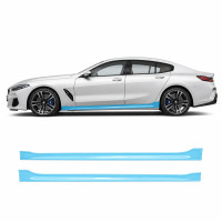 Антигравийная защитная бронепленка по лекалам для BMW 8 Series G15/G14/G16 facelift 2022- нижняя зона кузова пороги