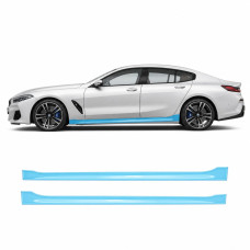 Антигравийная защитная бронепленка по лекалам для BMW 8 Series G15/G14/G16 facelift 2022- нижняя зона кузова пороги