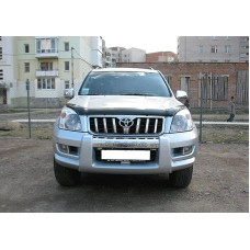 Дефлектор капота мухобойка для Toyota Land Cruiser Prado 120 2001-2008 (PZ451J0530ZA)