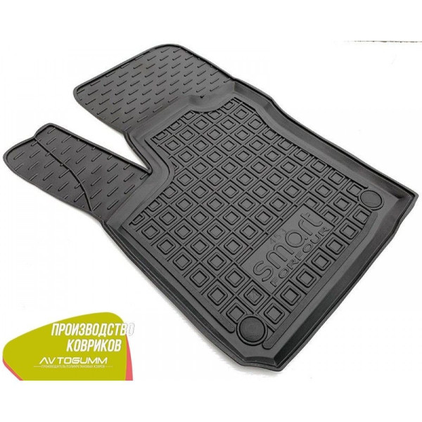 Водительский коврик в салон Smart Forfour 453 2014- (Avto-Gumm)
