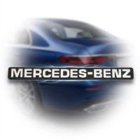Емблема напис Mercedes-Benz скотч 350 x 35 мм