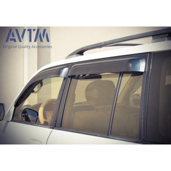Дефлектори вікон вітровики для Toyota Land Cruiser 100/Lexus LX470 1997-2007 (широкі)