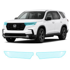 Антигравийная защитная бронепленка по лекалам для Honda Pilot IV 2023- оптика (фары и ПТФ)