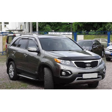Дефлектор капоту мухобійка для Kia Sorento 2009-2012