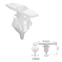Клипса уплотнителя Volkswagen 7H0837485 (C3632)