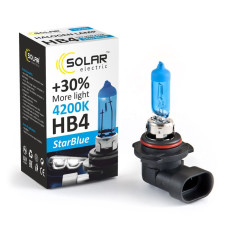 Автолампа галогенная Solar StarBlue / HB4 / 65W / 12V / 4200K 1 шт (1226)