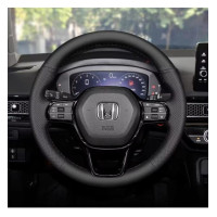 Чехол Оплетка Руля для Honda CR-V/Civic/Accord 2020-2025 Кожа (Модельная Выкройка) №24