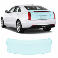Антигравийная защитная бронепленка по лекалам для Cadillac ATS I 2013-2019 - зона крышки багажника