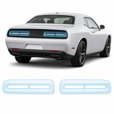 Антигравійна захисна бронеплівка за лекалами для Dodge Challenger LC facelift 2015-2023 - задні ліхтарі стопи