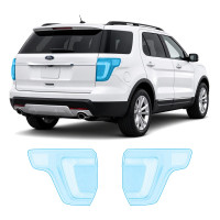 Антигравийная защитная бронепленка по лекалам для Ford Explorer (US) V 2011-2019 - задние фонари стопы