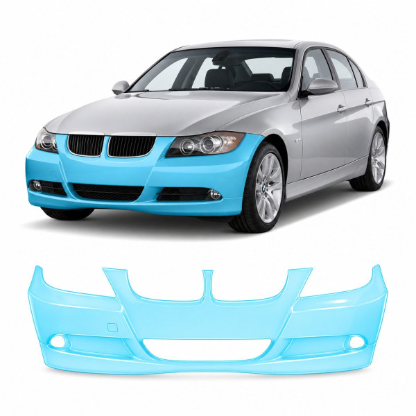 Антигравійна захисна бронеплівка за лекалами для BMW 3 Series E90 2005-2011 - передній бампер