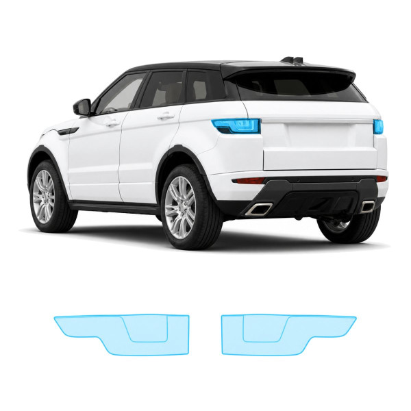 Антигравійна захисна бронеплівка за лекалами для Land Rover Range Rover Evoque L538 facelift 2016-2018 - задні ліхтарі стопи