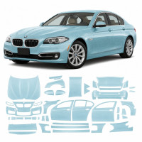 Антигравийная защитная бронепленка по лекалам для BMW 5 Series F10 facelift 2013-2017 - полный кузов