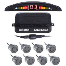 Паркувальна система Pulso LED 8 датчика D22 мм Конектор Сірий (LP-10180-grey)