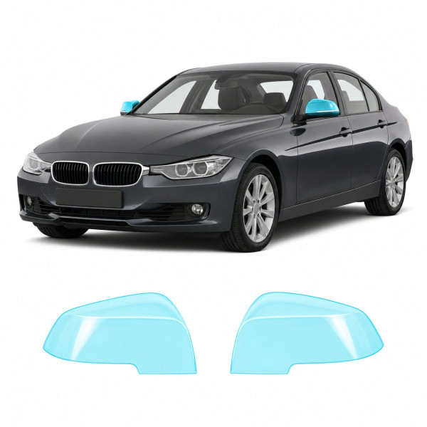 Антигравийная защитная бронепленка по лекалам для BMW 3 Series F30 2012-2015 - зеркала