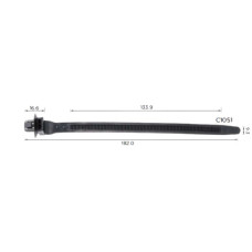 Хомут проводки 181.4мм Toyota (82678-A9007, 82678A9007) (C1051)