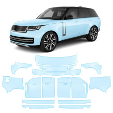 Антигравийная защитная бронепленка по лекалам для Land Rover Range Rover L460 2022- полный кузов