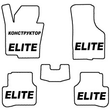 Коврики в салон EVA КОНСТРУКТОР (Комплект ELITE)