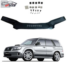 Дефлектор капоту мухобійка для Subaru Forester 2005-2008 Євро Кріплення (Vip Tuning) SB08