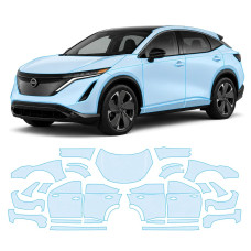 Антигравійна захисна бронеплівка за лекалами для Nissan Ariya 2022- повний кузов