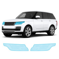 Антигравийная защитная бронепленка по лекалам для Land Rover Range Rover L405 facelift 2018-2022 - оптика (фары и ПТФ)