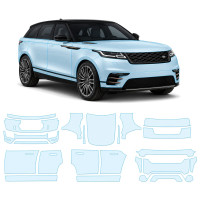 Антигравийная защитная бронепленка по лекалам для Land Rover Range Rover Velar L560 2017-2020 - полный кузов