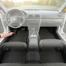 Коврики в салон EVA для Skoda Octavia Tour 1996-2008 VW Golf 4 Полный Комплект с перемычкой 5 шт