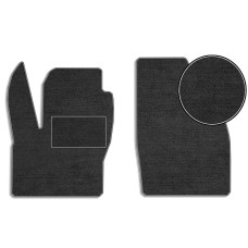 Ворсовые коврики передные для Ford Kuga 2008-2012 с подпятником 2 шт (Carrera)