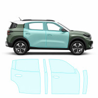 Антигравійна захисна бронеплівка за лекалами для Citroen C3 Aircross II 2024- зони дверей і стійки вікон