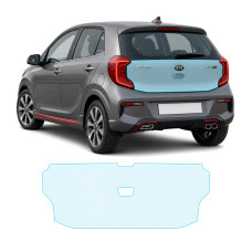 Антигравийная защитная бронепленка по лекалам для Kia Picanto JA facelift 2020- зона крышки багажника