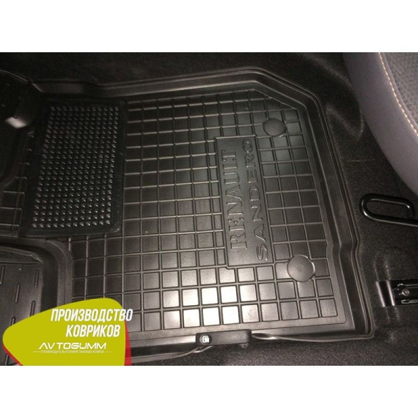 Автомобільні килимки в салон Renault Sandero 2013- (Avto-Gumm)