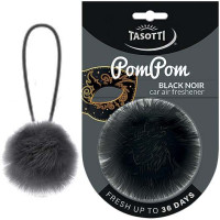 Ароматизатор в авто Tasotti POM POM Black Noir (Свежесть)