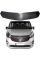 Зимняя накладка на решетку радиатора Opel Vivaro 2014- Мат (AutoElement)